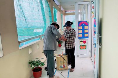 THÔNG BÁO HOẠT ĐỘNG PHUN THUỐC DIỆT MUỖI TẠI TRƯỜNG MẦM NON CÁT THÀNH